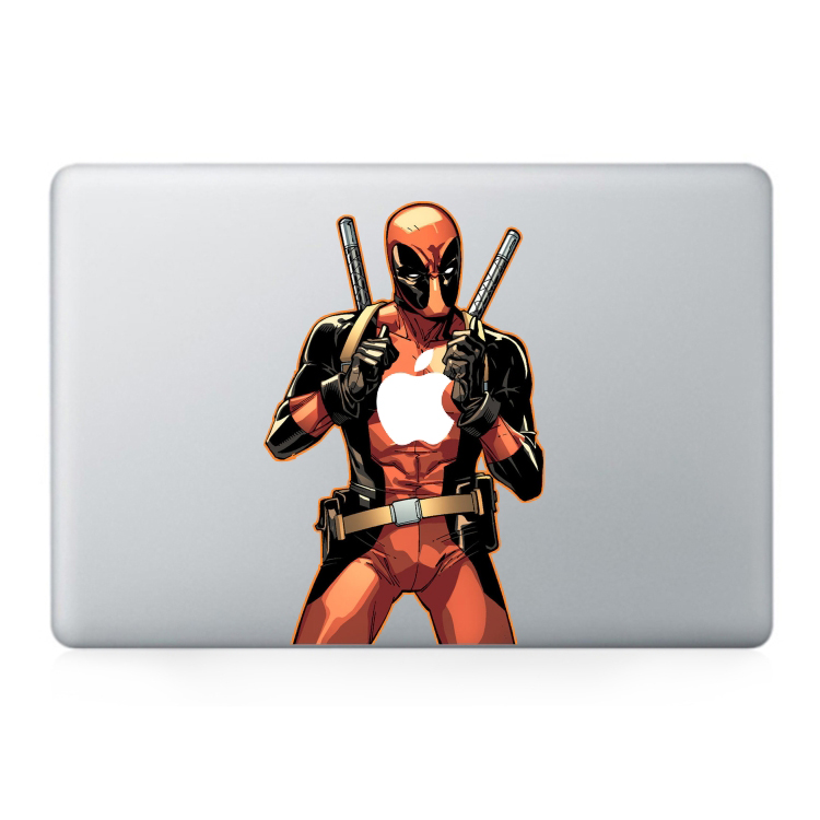 Deadpool MacBook Colour Decal